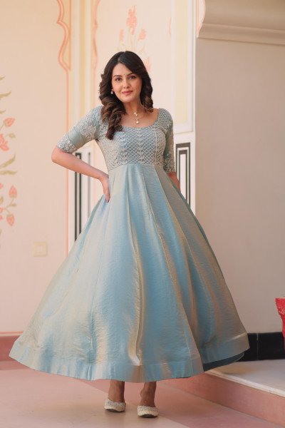 Fandy Designer partywear  Gown  Ethnic Gown