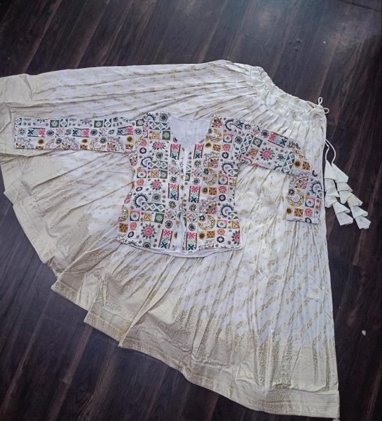 Off White Designer Lehenga set  Bridal lehenga